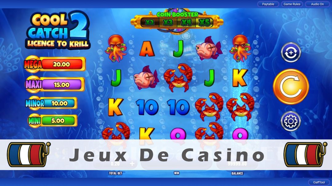 Démo de la machine à sous Cool Catch 2 License 2 Krill