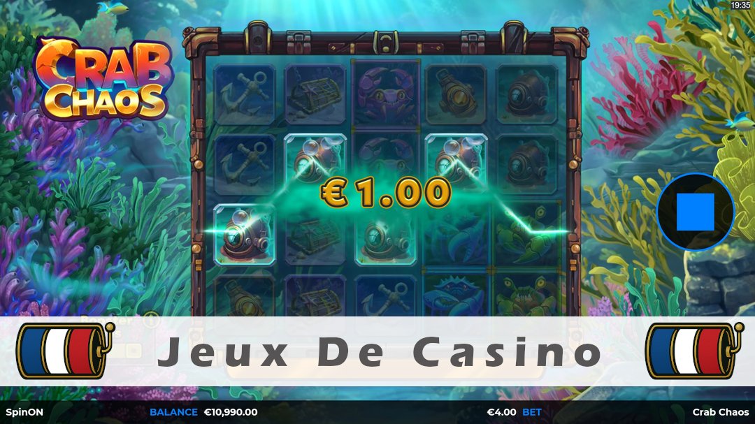 Démo de la machine à sous Crab Chaos