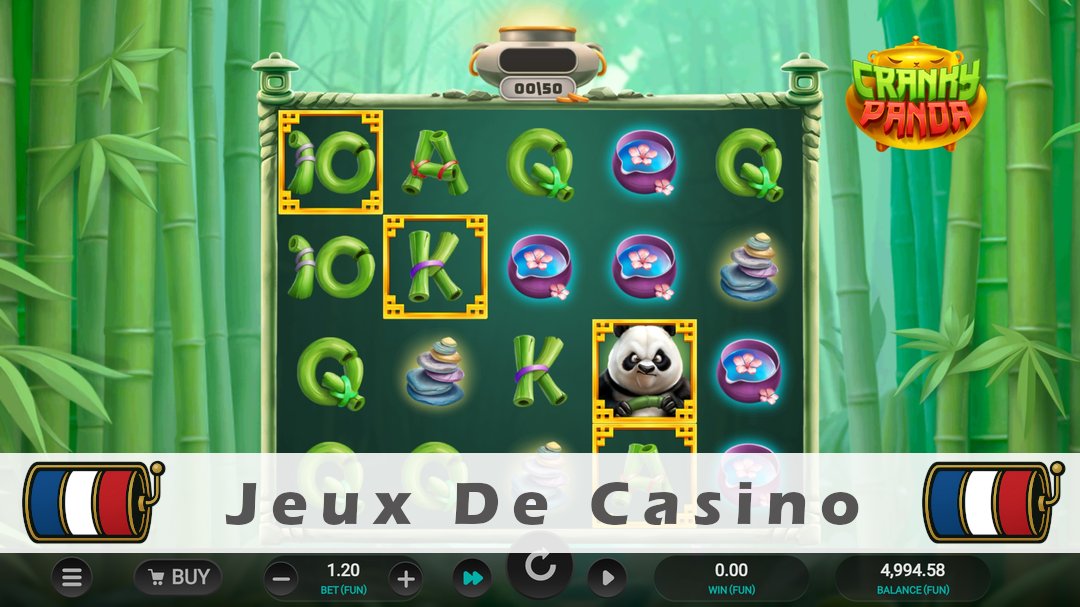 Démo de la machine à sous Cranky Panda