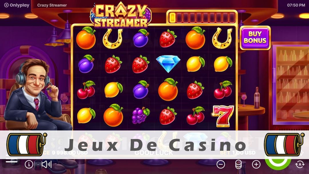 Démo de la machine à sous Crazy Streamer
