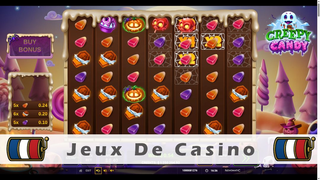 Démo de la machine à sous Creepy Candy