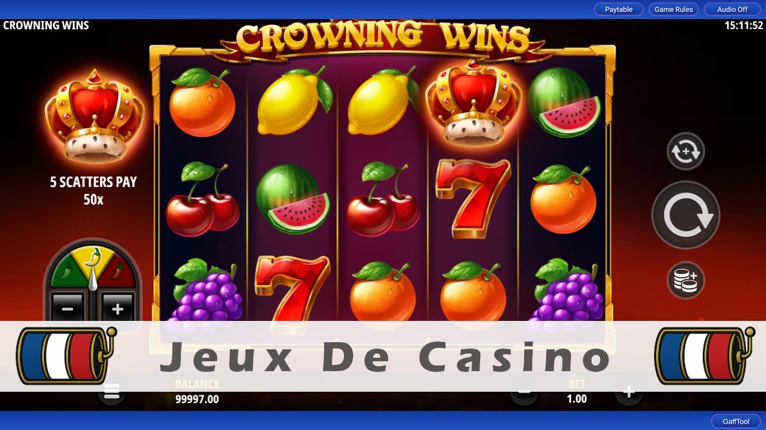 Démo de la machine à sous Crowning Wins