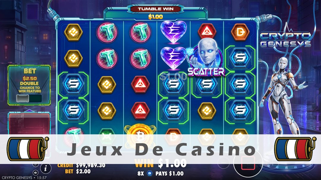 Démo de la machine à sous Crypto Genesys