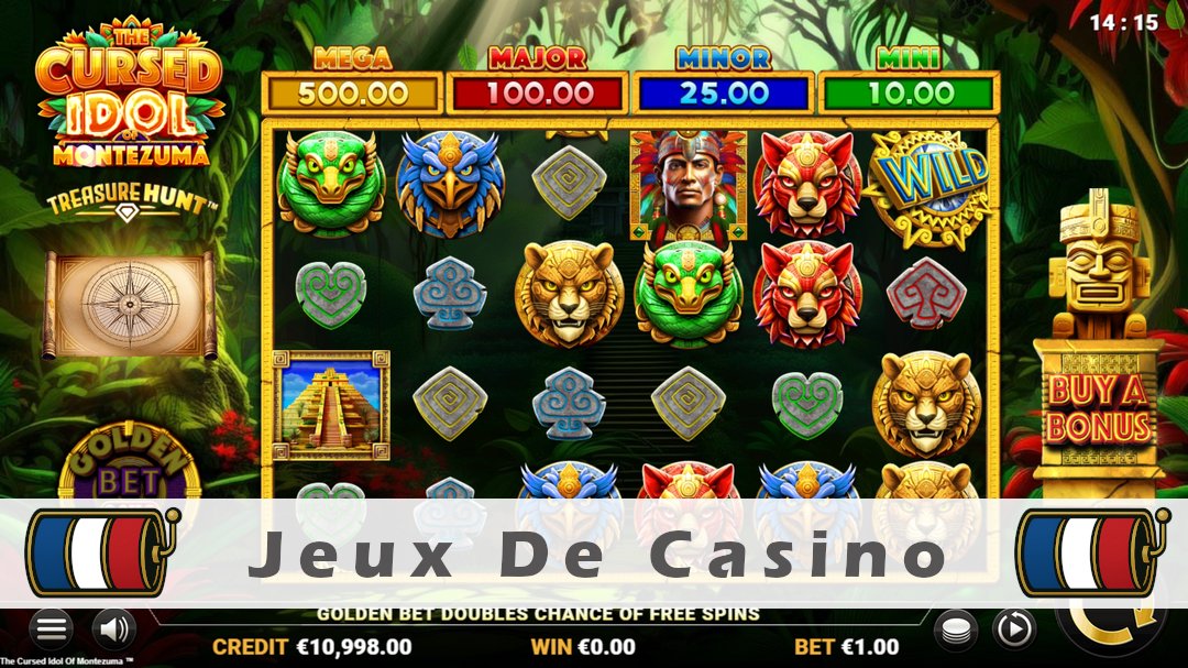 Démo de la machine à sous The Cursed Idol of Montezuma Treasure Hunt