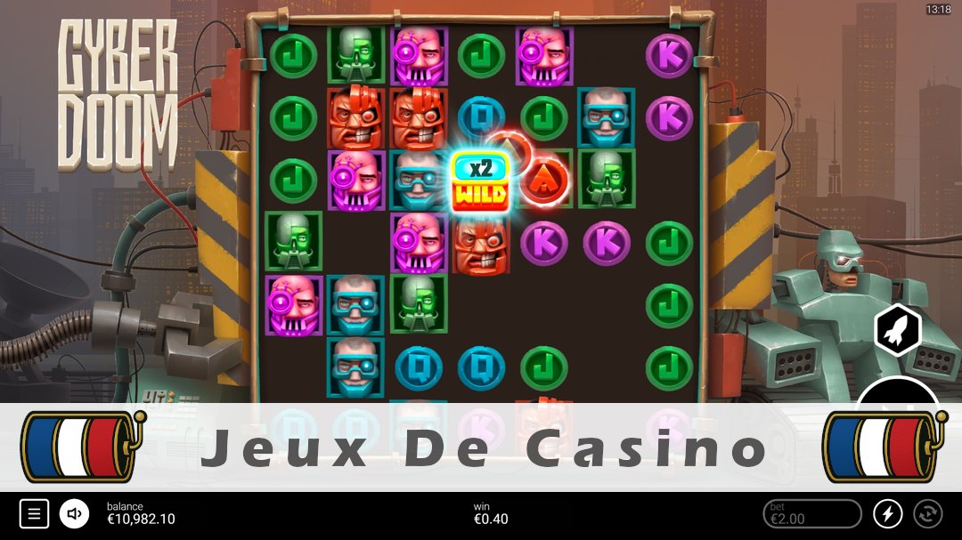 Démo de la machine à sous Cyber Doom