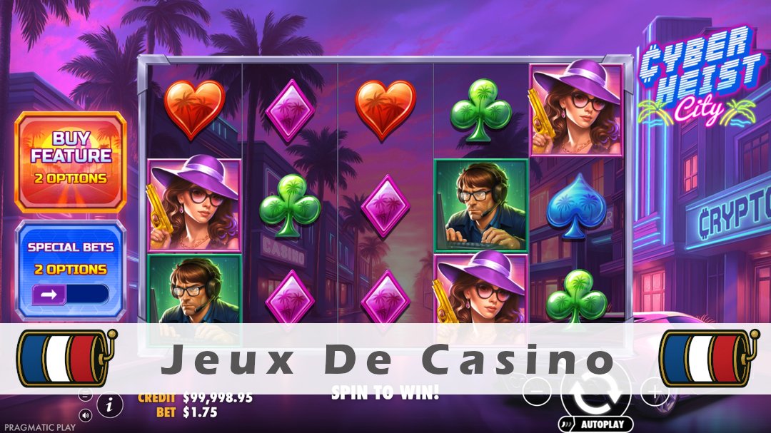 Démo de la machine à sous Cyberheist City
