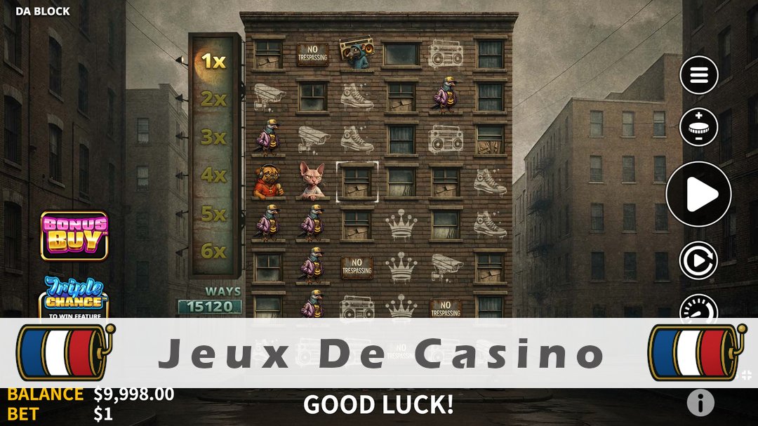 Démo de la machine à sous Da Block