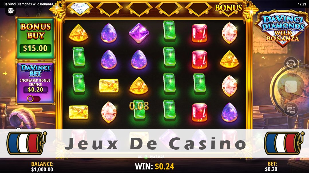Démo de la machine à sous Da Vinci Diamonds Wild Bonanza