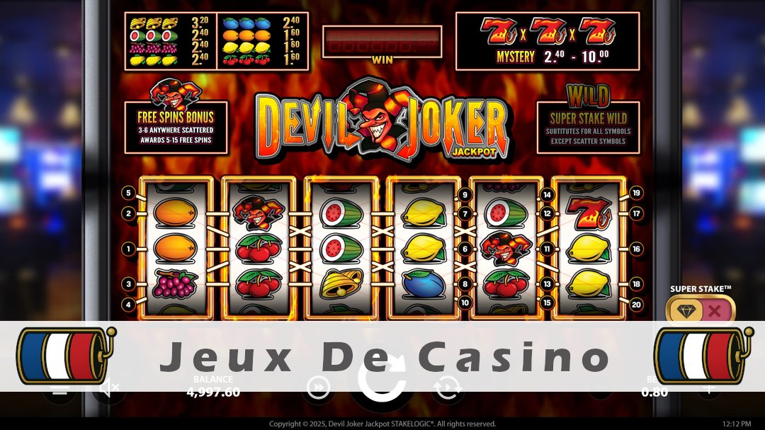 Démo de la machine à sous Devil Joker Jackpot