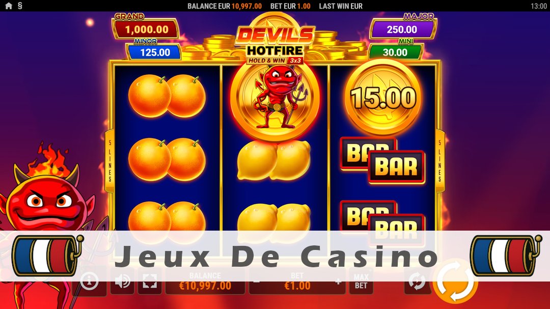 Démo de la machine à sous Devils HotFire Hold & Win