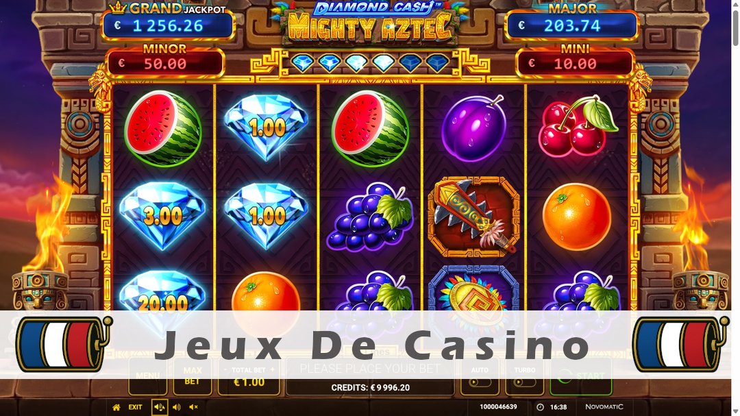 Démo de la machine à sous Diamond Link Mighty Aztec
