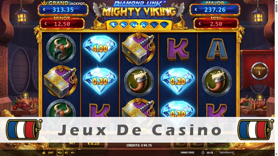 Démo de la machine à sous Diamond Link Mighty Viking