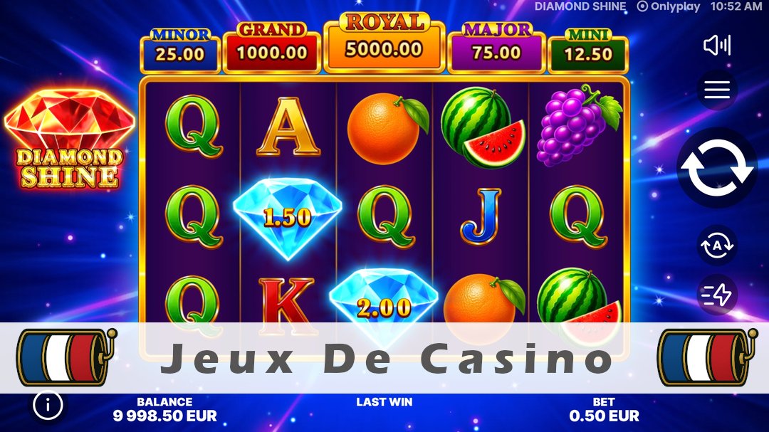 Démo de la machine à sous Diamond Shine