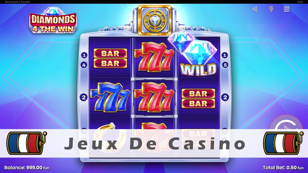Démo de la machine à sous Diamonds 4 The Win