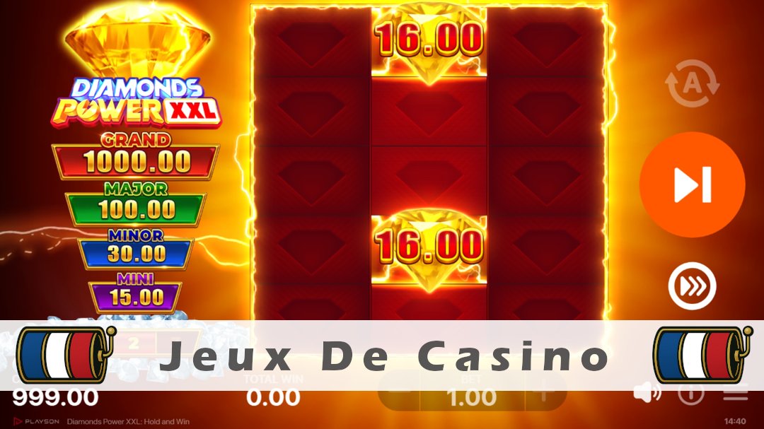Démo de la machine à sous Diamonds Power XXL Hold and Win