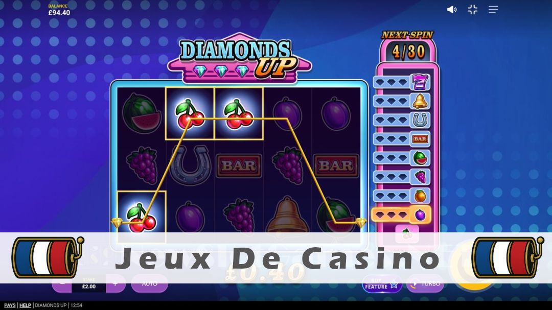 Démo de la machine à sous Diamonds Up