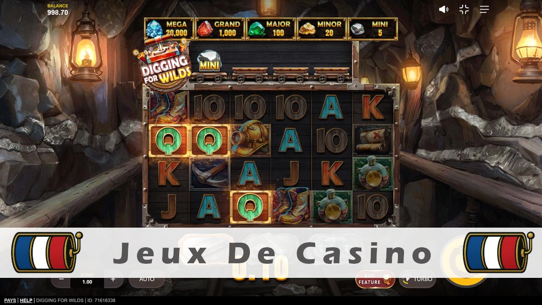 Démo de la machine à sous Digging for Wilds