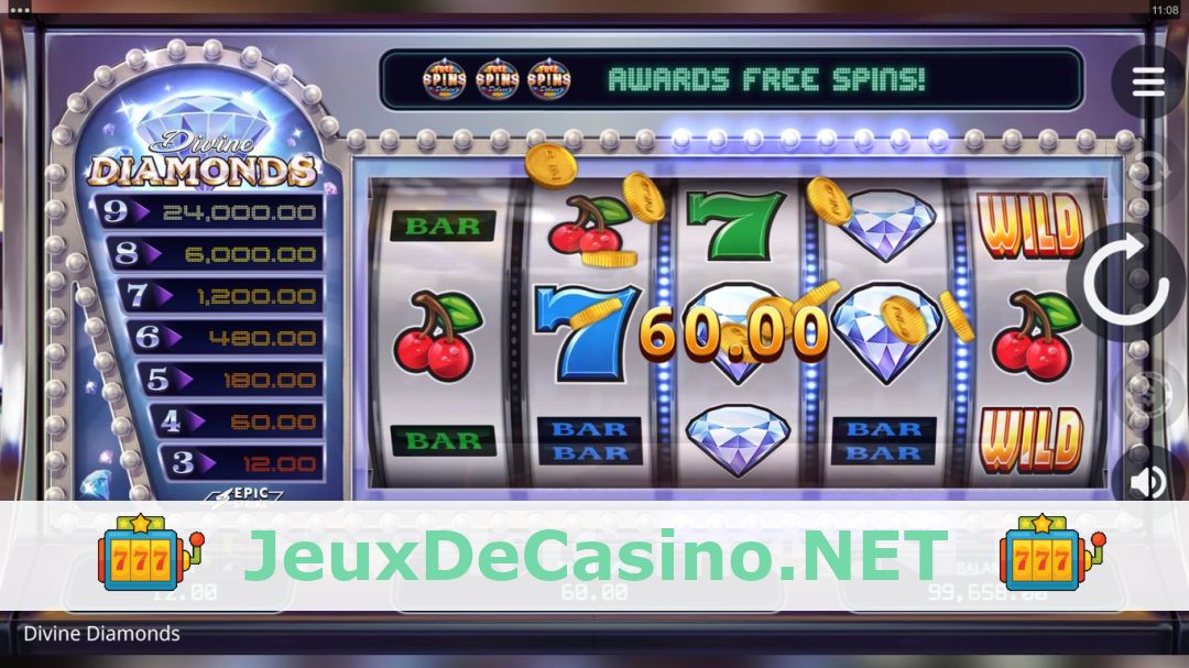 Démo de la machine à sous Divine Diamonds