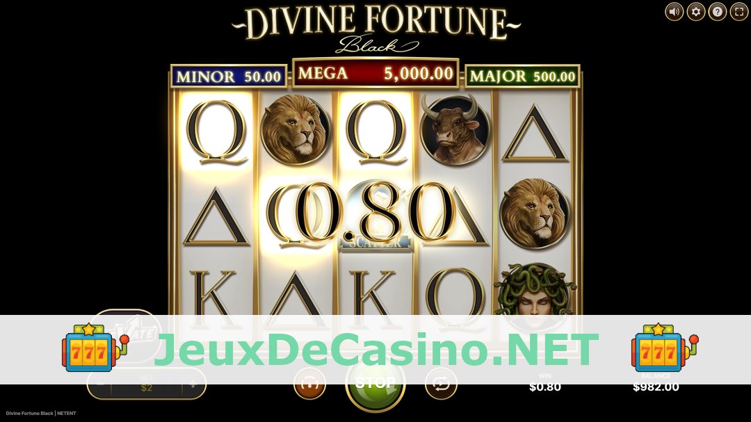 Démo de la machine à sous Divine Fortune Black