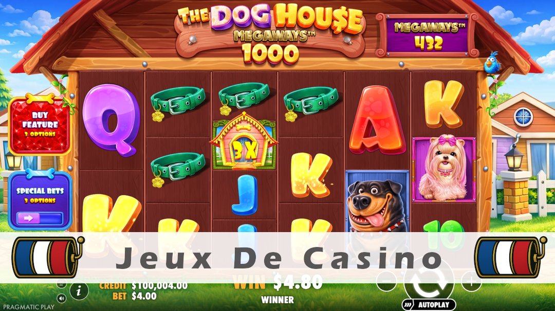 Démo de la machine à sous The Dog House Megaways 1000