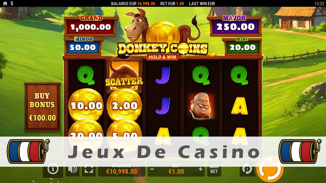 Démo de la machine à sous Donkey Coins Hold & Win