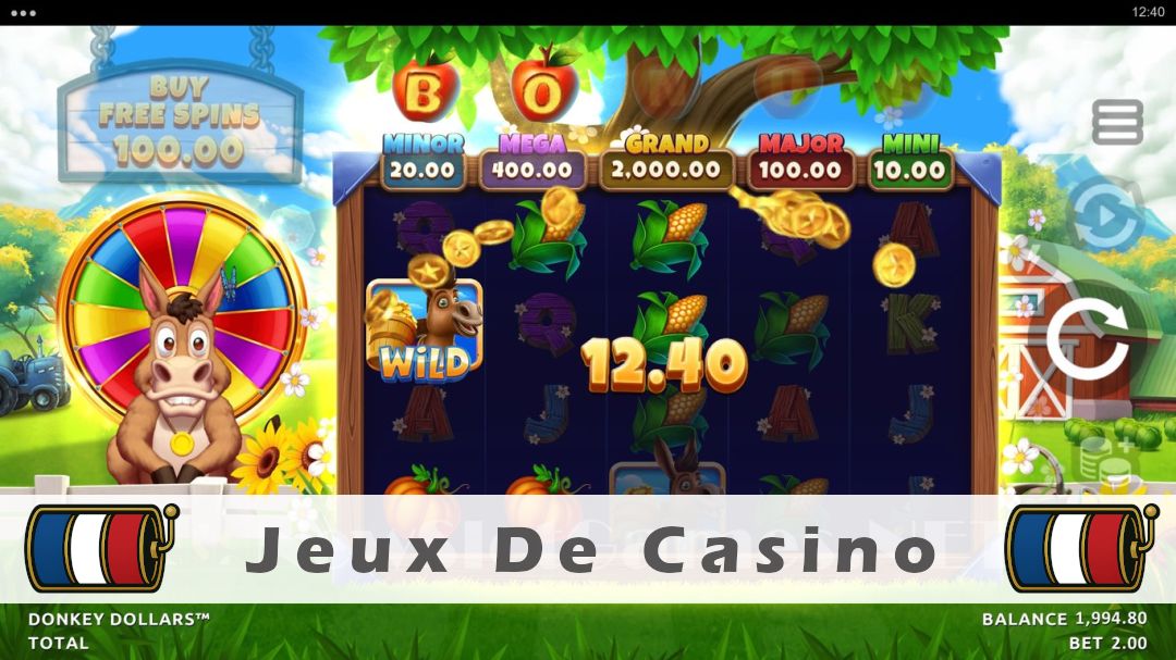 Démo de la machine à sous Donkey Dollars