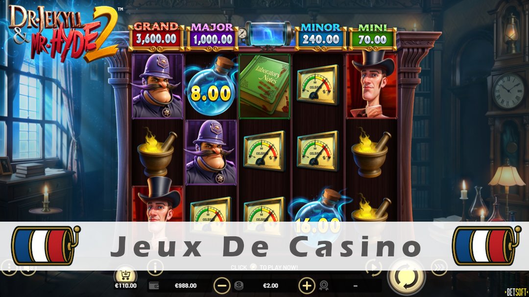 Démo de la machine à sous Dr. Jekyll & Mr. Hyde 2