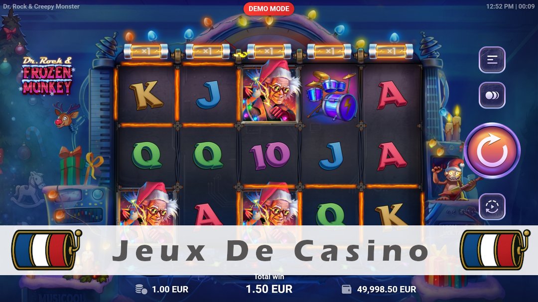 Démo de la machine à sous Dr Rock & Frozen Monkey