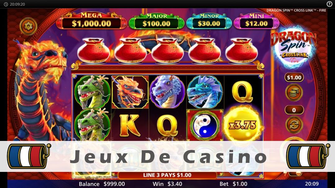 Démo de la machine à sous Dragon Spin CrossLink Fire