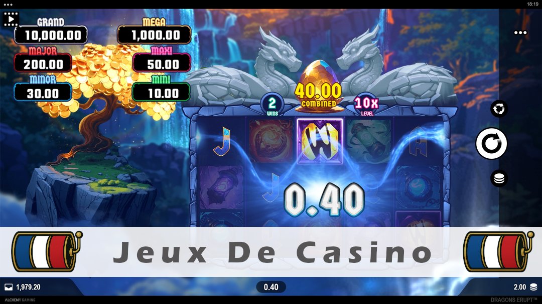 Démo de la machine à sous Dragons Erupt