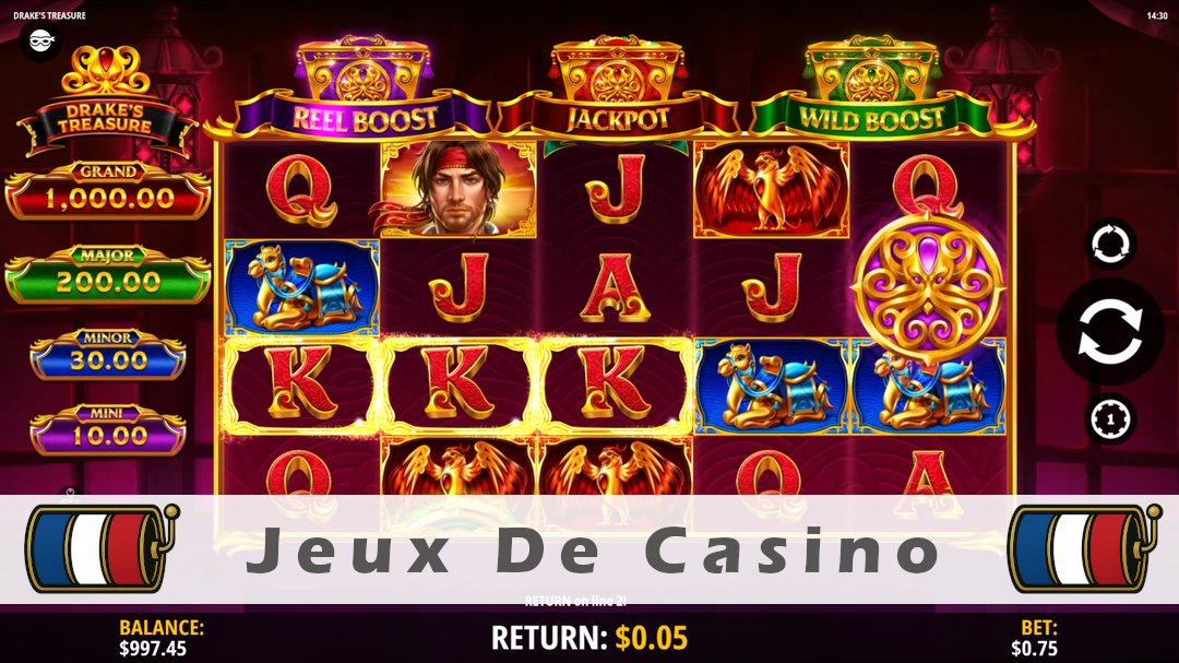 Démo de la machine à sous Drakes Treasure