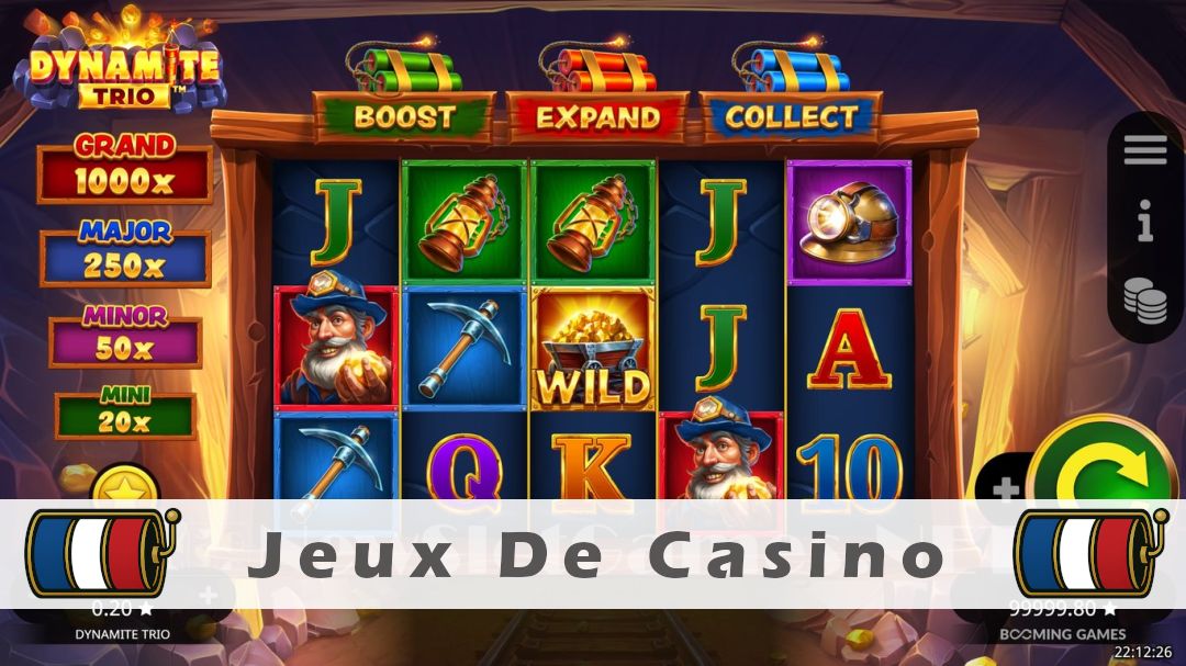 Démo de la machine à sous Dynamite Trio