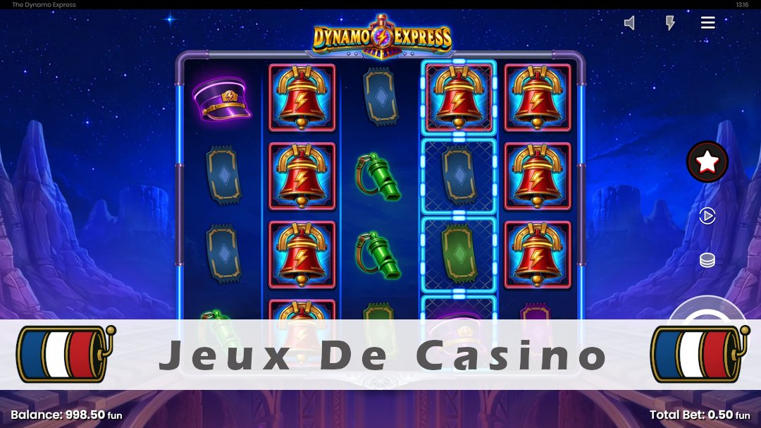 Démo de la machine à sous Dynamo Express