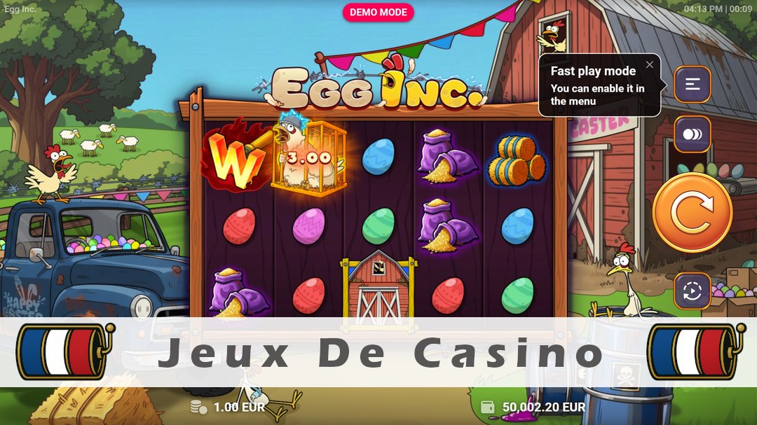 Démo de la machine à sous Egg Inc