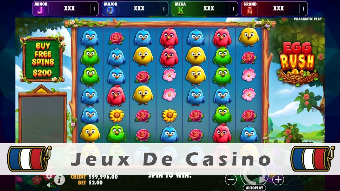Démo de la machine à sous Egg Rush