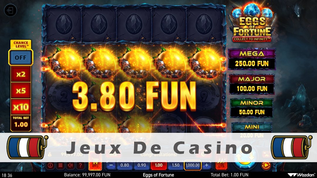 Démo de la machine à sous Eggs of Fortune