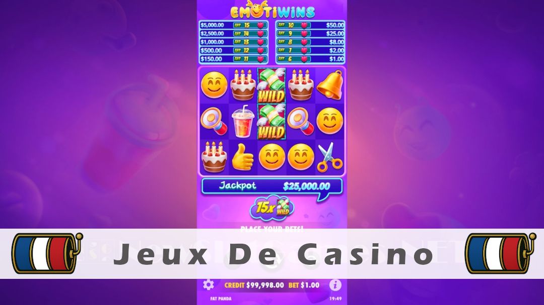 Démo de la machine à sous Emotiwins