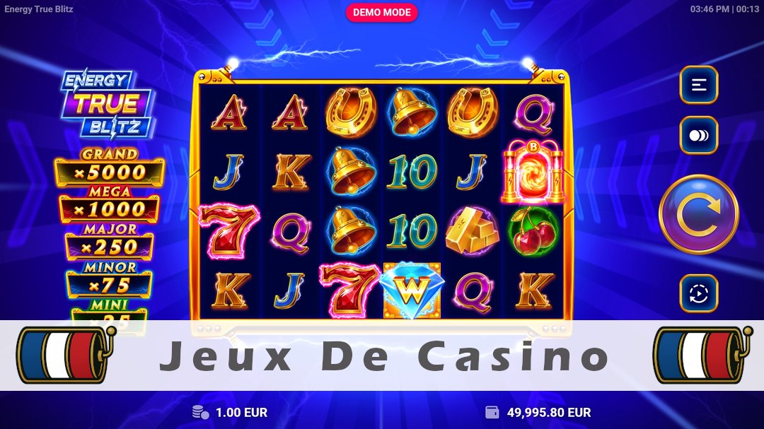 Démo de la machine à sous Energy True Blitz