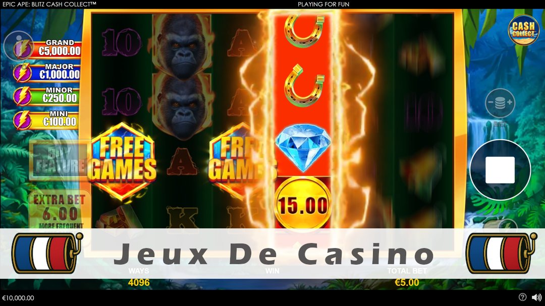 Démo de la machine à sous Epic Ape Blitz Cash Collect