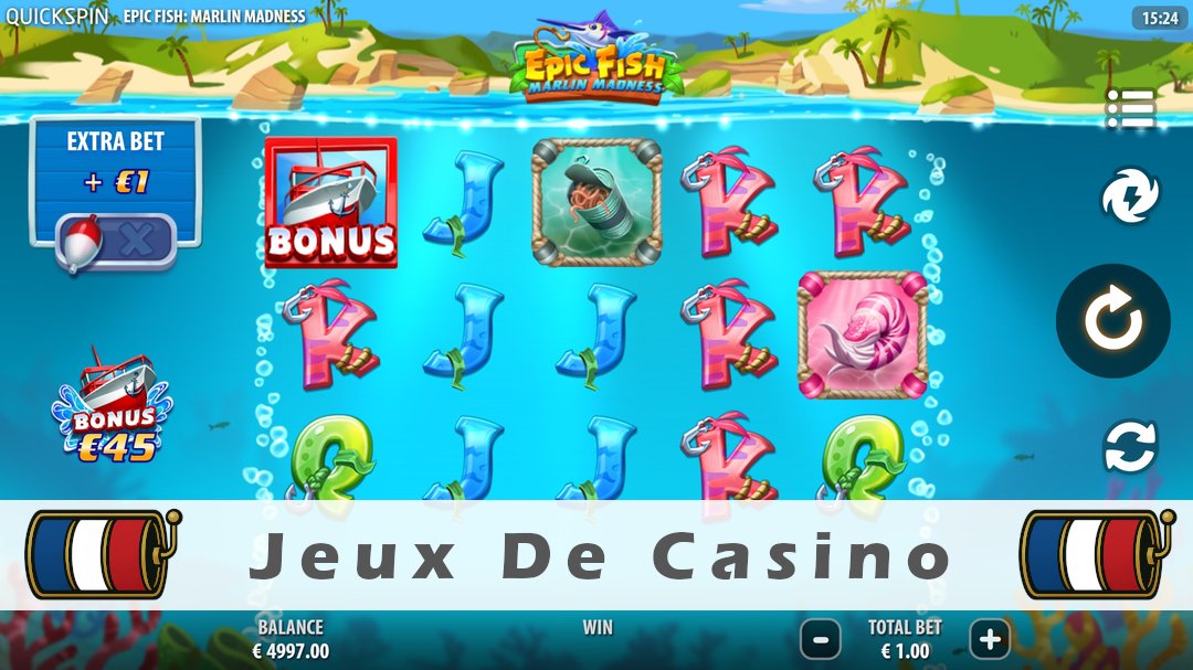 Démo de la machine à sous Epic Fish Marlin Madness