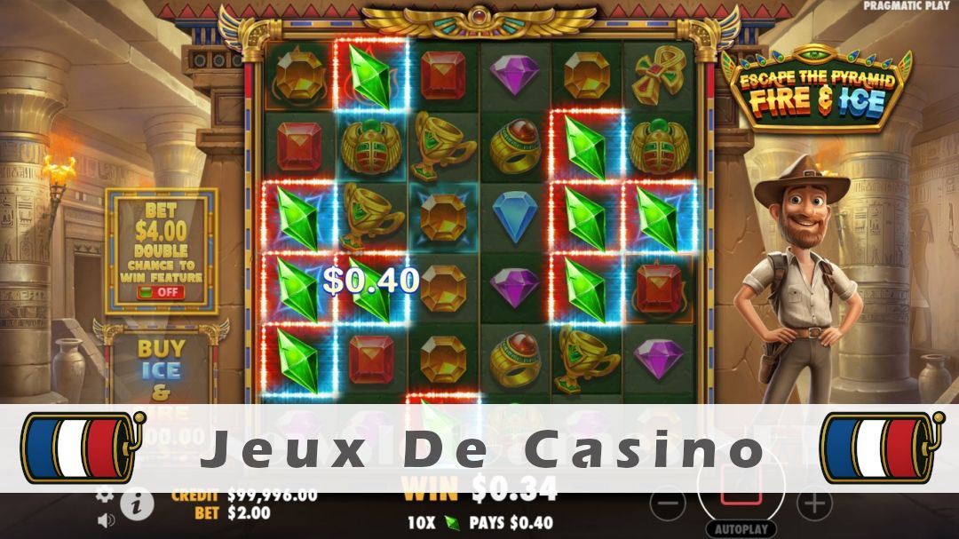 Démo de la machine à sous Escape the Pyramid – Fire & Ice