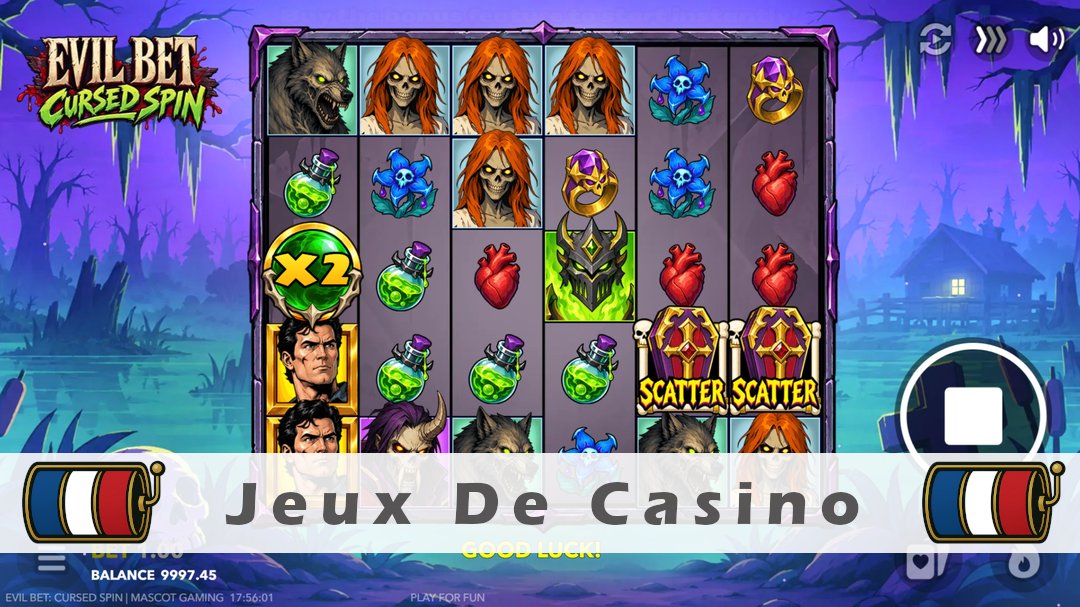 Démo de la machine à sous Evil Bet Cursed Spin