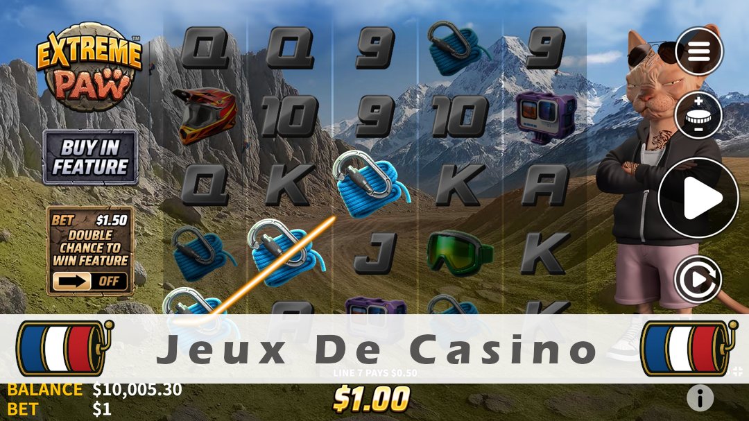 Démo de la machine à sous Extreme Paw