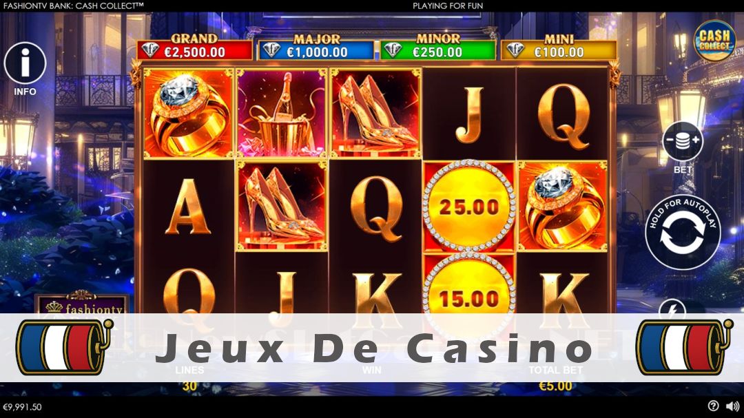 Démo de la machine à sous FashionTV Bank Cash Collect