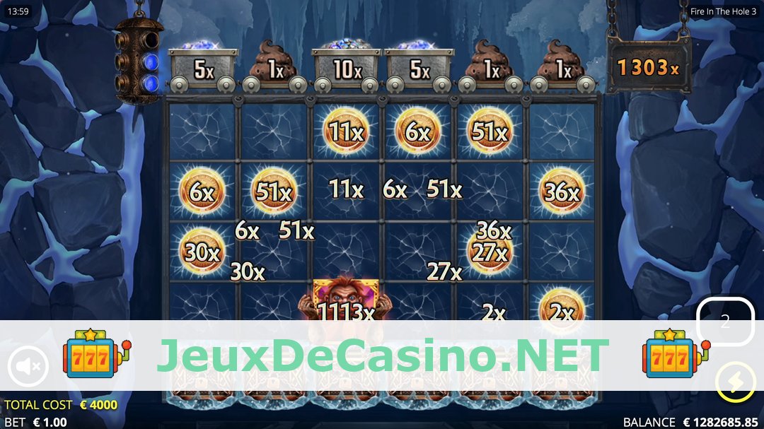 Démo de la machine à sous Fire In The Hole 3