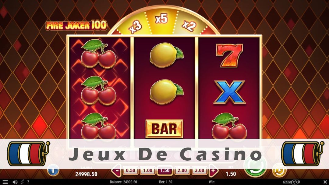 Démo de la machine à sous Fire Joker 100