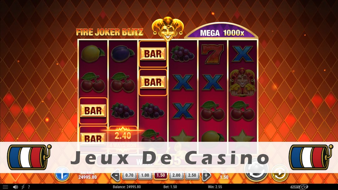 Démo de la machine à sous Fire Joker Blitz