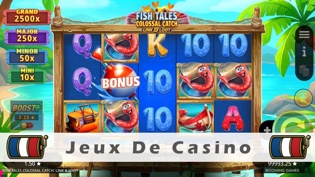 Démo de la machine à sous Fish Tales Colossal Catch Link & Loot
