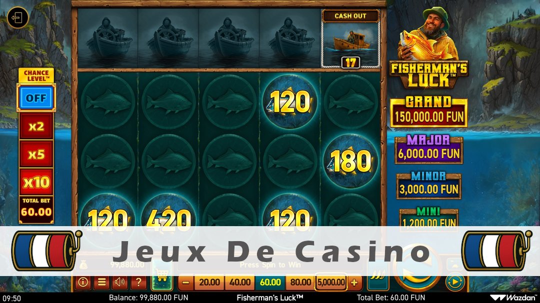 Démo de la machine à sous Fishermans Luck