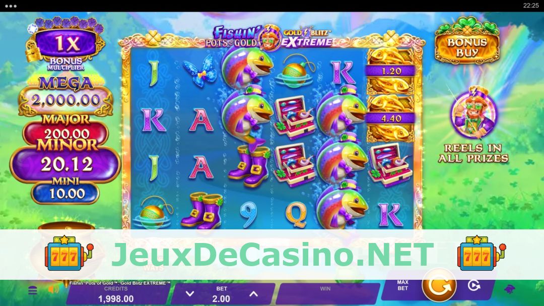 Démo de la machine à sous Fishin Pots of Gold Gold Blitz EXTREME